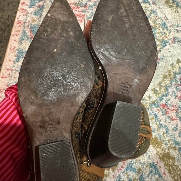 Snakeskin Vintage Donald J Pliner boots - Picture 4 of 5